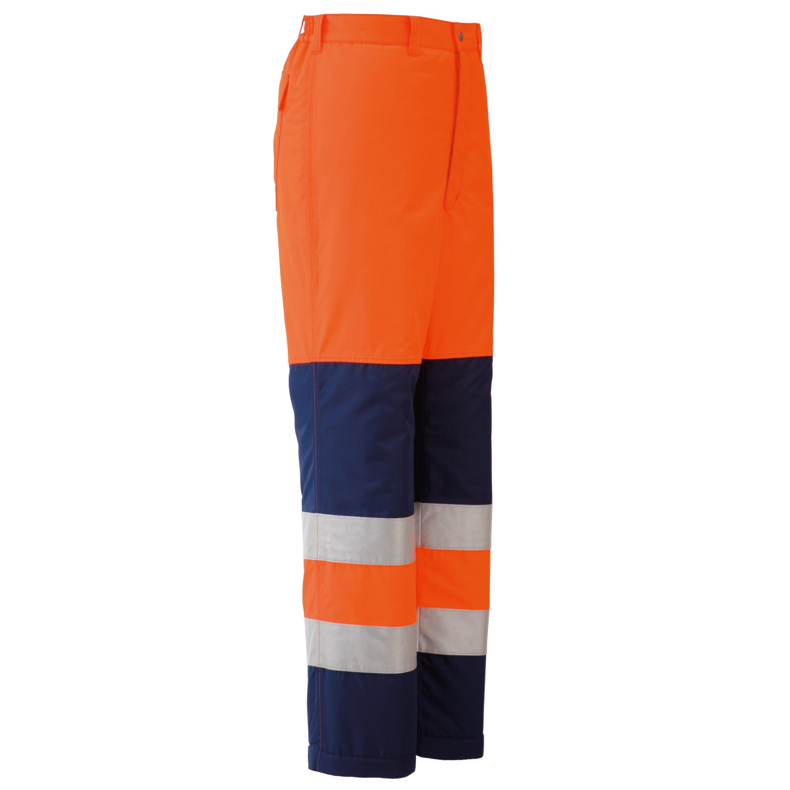 

Cold weather high water M [Midori Anzen] clothing, slacks, unisex, visibility, anti-static, waterproof, repellent, SE1125, bottom, orange, оранжевый