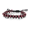 Frank1967 Agate Gemstone Bracelet Red 7Fb-0092