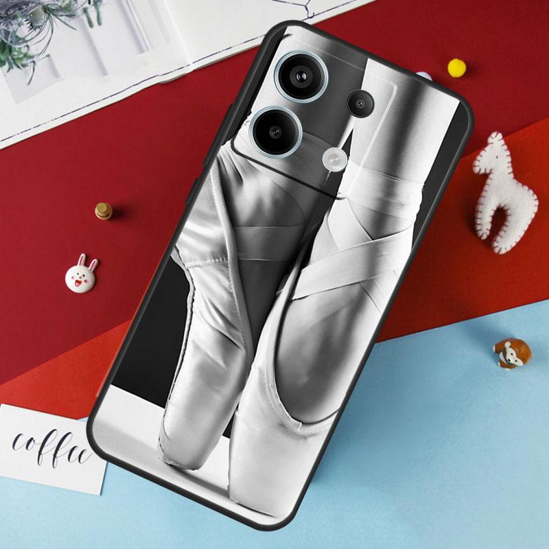 Pouzdro na špičky baletních bot pro Xiaomi Redmi Note 13 12 10 8 9 11 Pro 12S 10S 11S Redmi 13C 10A 10C 9C 12C Kryt