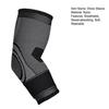 1Pc Elbow Compression Sleeve with Fastener Tape High Elastic Breathable Pain Relief Weightlifting Sports Tennis Elbow Brace