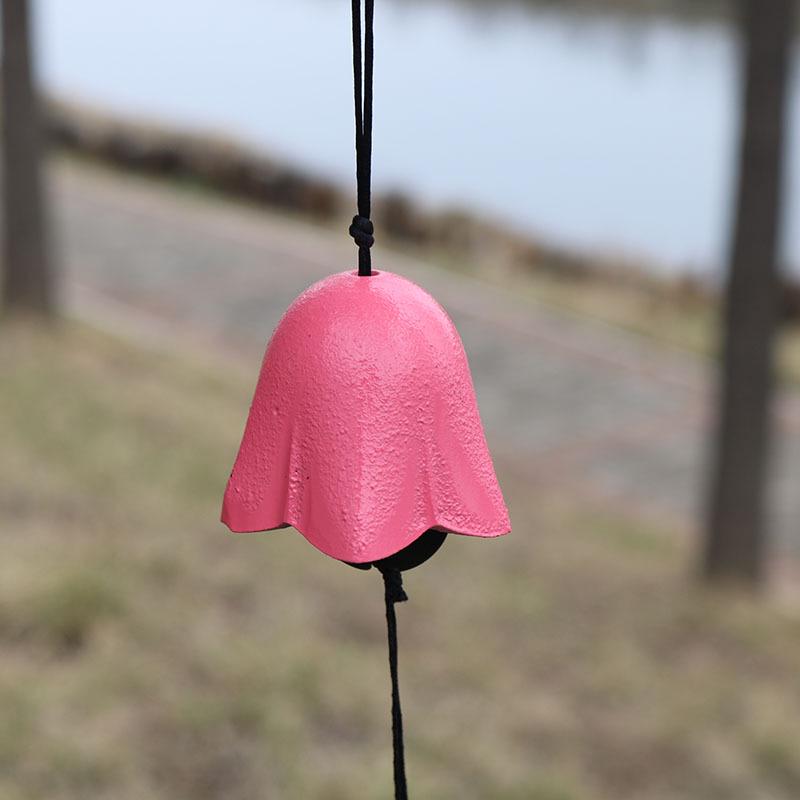 Cast Iron Wind Chime: Chinese & Japanese Style Retro Bells for Balcony or Outdoor Courtyard