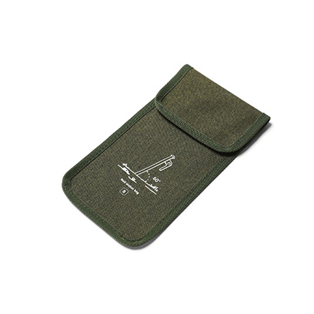 Camping Tent Stake Bag Portable Nail Pouch Tent Ground Nails Storage Bag for Hiking Outdoor Use Camping