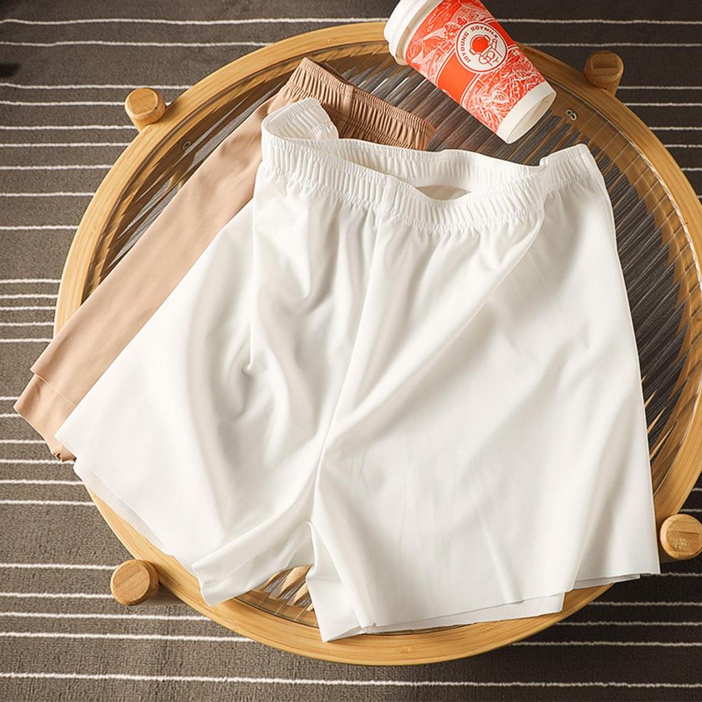 Neue Sommer Eis Seide Übergröße Herren Freizeit Satin Hose