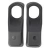 High Quality Car Accessories Car Light Cover Light Cap 1 Pair ABS Black Fog Lamp Bezel Fog Light Front Bumper For JEEP