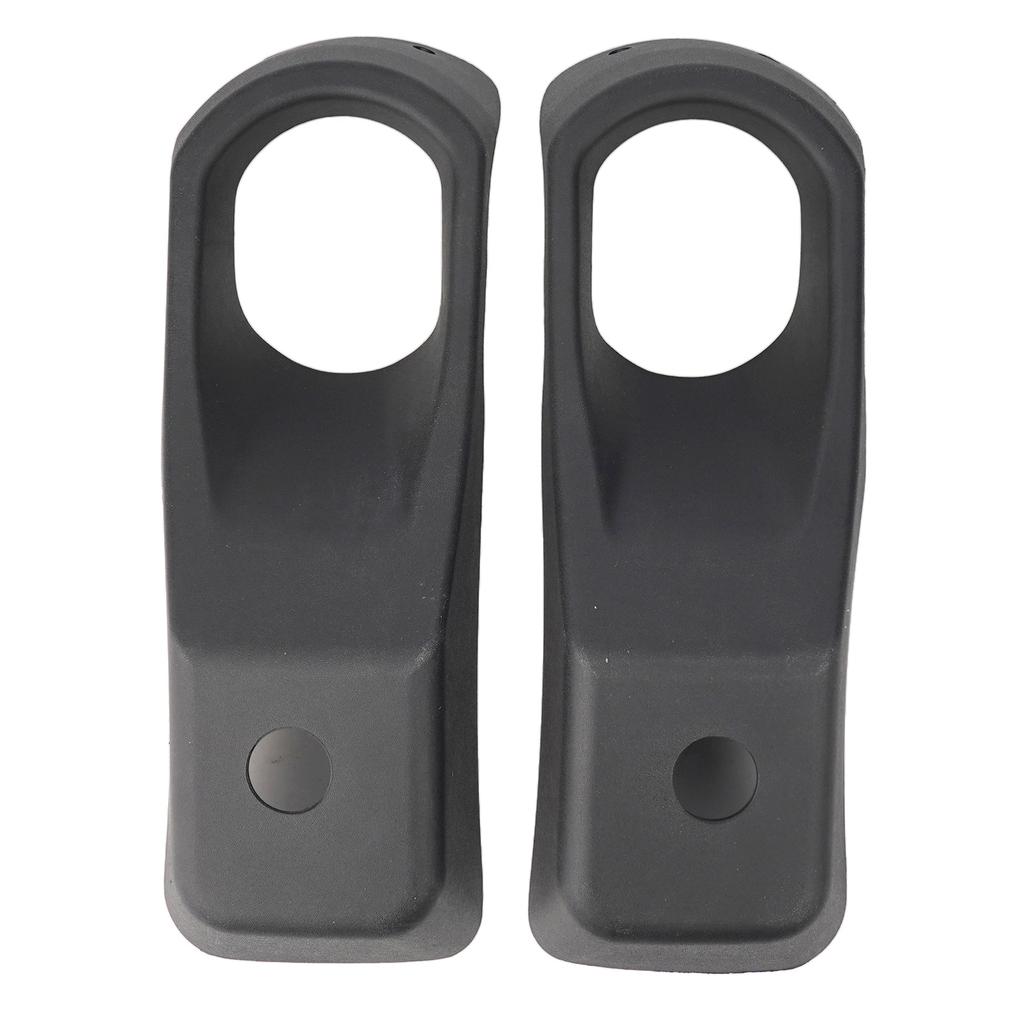 High Quality Car Accessories Car Light Cover Light Cap 1 Pair ABS Black Fog Lamp Bezel Fog Light Front Bumper For JEEP