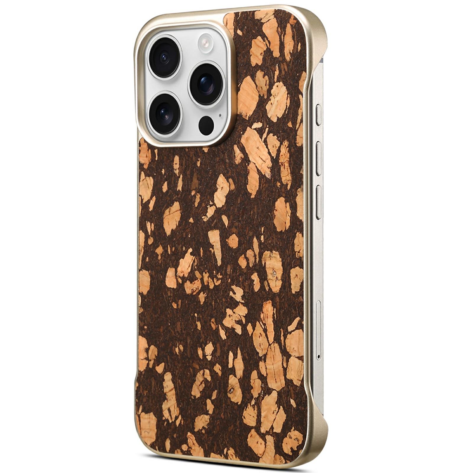 

A18 For iPhone 16 Pro Max Invisible Magnetic Case Compatible with MagSafe PC Baked Paint Phone Back Cover Textured Black