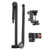 Asixxsix Microphone Arm Stand, 360 Degree Rotating Adjustable Heavy Duty Boom Arm, with 38 and 58 Inch Adapters for Condenser Dynamic Microphones,