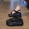 Small Thick-soled Muffin Cool Slippers Summer Wear New High-heeled Casual Beach Sandals