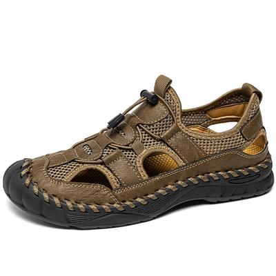 38-48 Summer Men’s Sandals Outdoor Mesh Beach Sandals Casual Shoes Sneakers Mens Leather Sandals