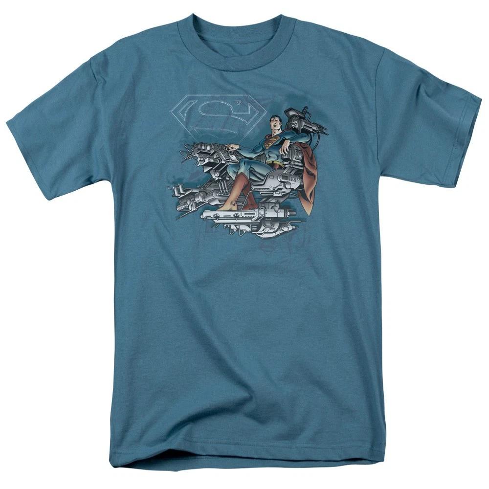 SUPERMAN SUPER MIND Licensed Adult Men s Graphic Tee Shirt SM-3XL M