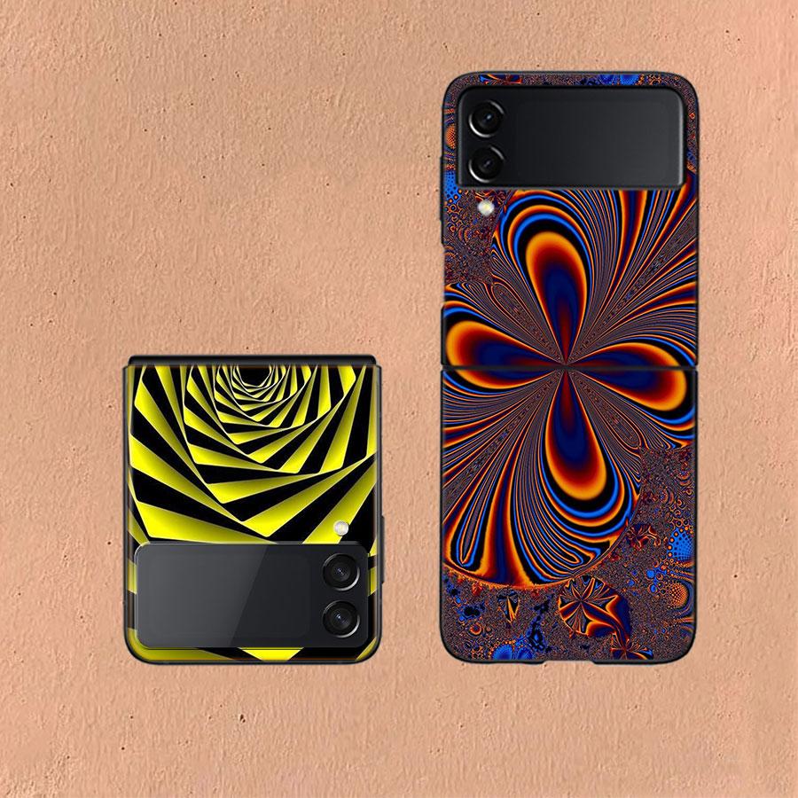 Chaotic Hypnosis Coque For Samsung Z Flip7 6 Galaxy Case Shockproof Z Flip5 Z Flip3 4 5G Hard Cover Phone TPU PC Hard Funda