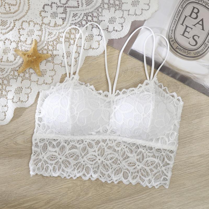 Fashion Solid Color Wrapped Chest Underwear Sexy Women Lace Bra Lady Strap Supply Four Season