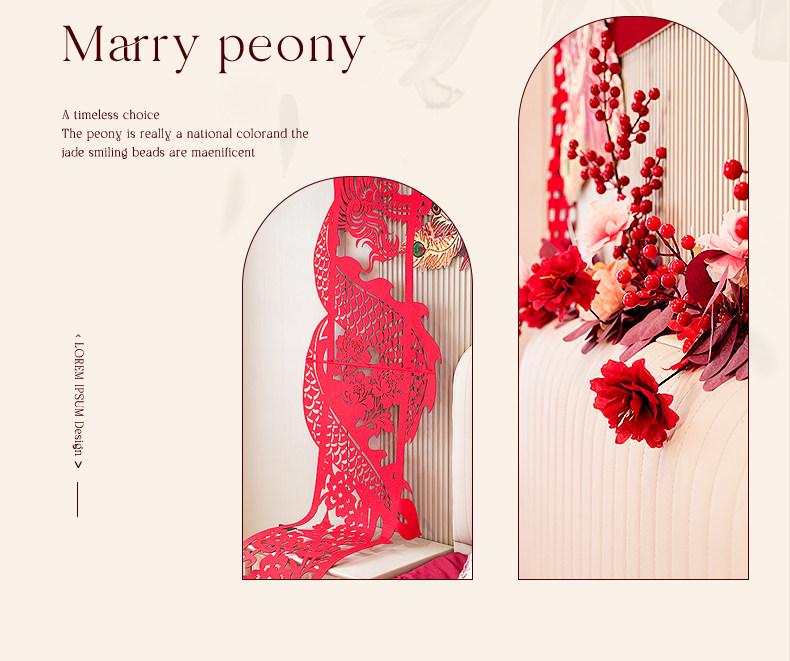 Dragon & Phoenix Wedding Room Decorations: Festive Wall Streamers Set for Bedroom & Living Room Celebration