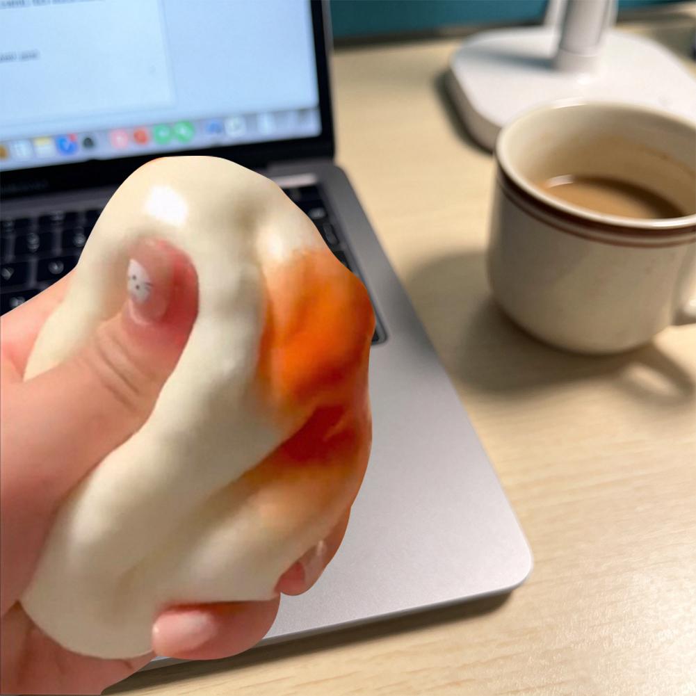 Super Soft Squishy Realistic Honey Bun Bread Decompression Artifact Honey Bread Pinch Toys  Slow Rebound Stress Relief Toys