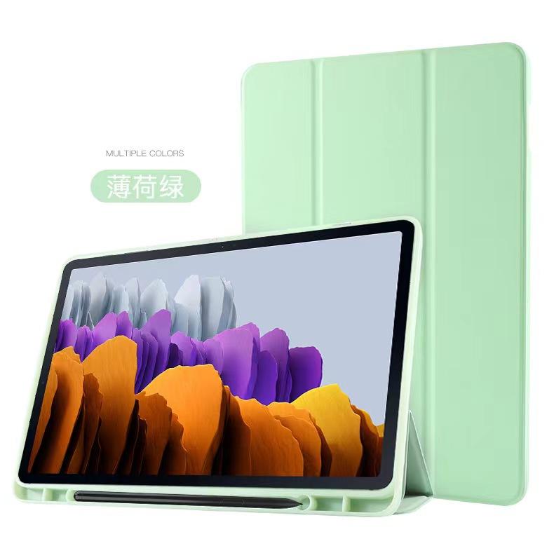 Pouzdro pro Samsung Galaxy Tab S11 Ultra 14,6 palce 2025 Samsung Tab S8/S9/S10 Ultra TPU Trojitě skládací stojánek s přihrádkou na pero Kryt pro tablety