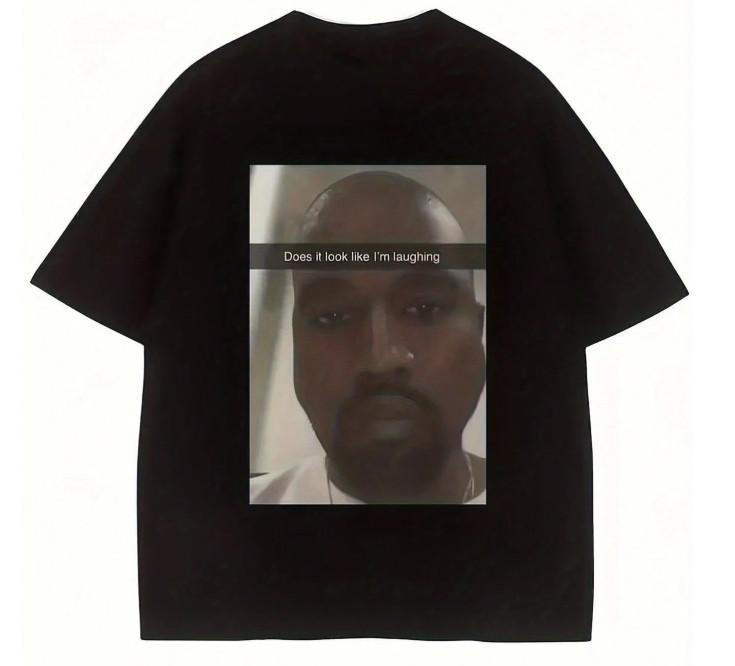 West Funny Meme Looks Like Im Laughing T-Shirt Great Gift For Humor Lovers Cotto S разноцветный