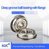 1 PC Flange bearing with flange F6000 6001 6002 6003 6004 6005 6006zz / 2RS