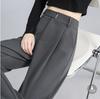 Women's Spring 2025 Straight Leg High Waist Casual Wide Leg Pants