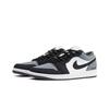 Jordan Air Jordan 1 Abrasion Resistant Low Top Vintage Basketball Shoes Unisex Black Gray 553558-152(Team719-SBOX)