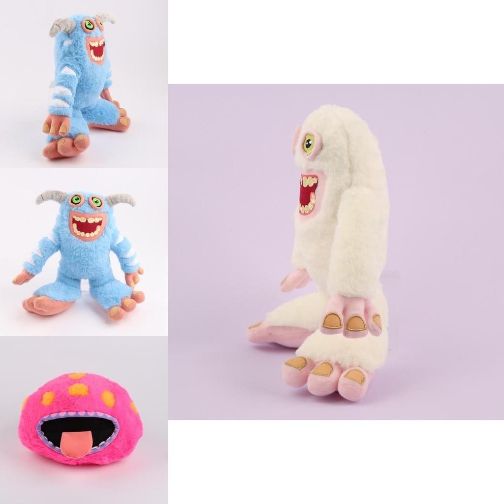 My Singing Monsters Plush Toy Blue White And Pink