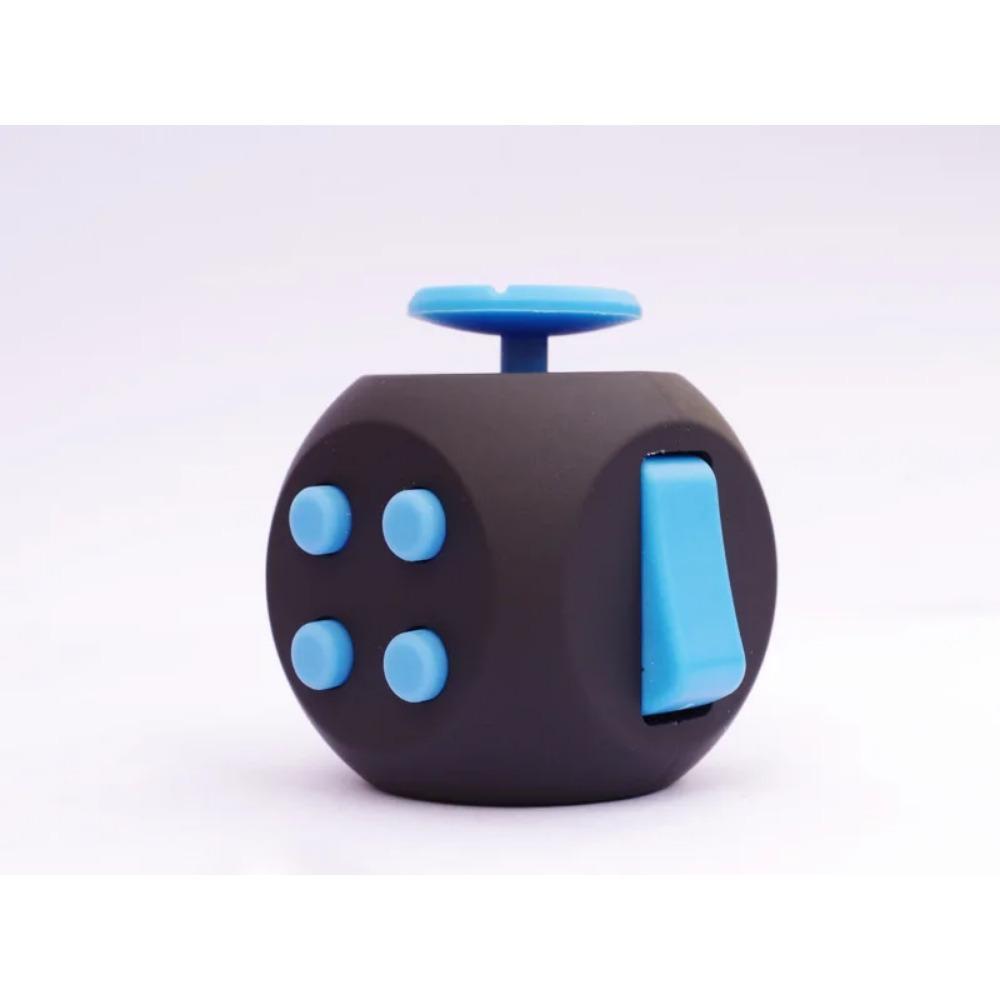 Fidget Cube EDC Jucării Antistres pentru Reducerea Anxietății Jucărie Senzorială Antistres Cub Fidget pentru Copii Adulți Autism ADHD Concentrare 12 Fețe