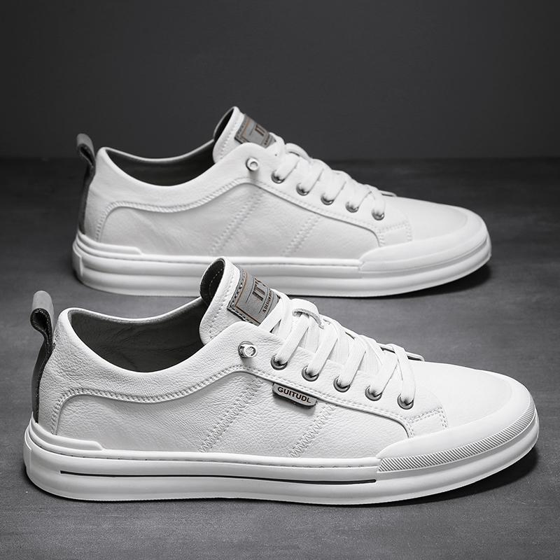 New autumn and winter board shoes casual leather shoes little white tide shoes