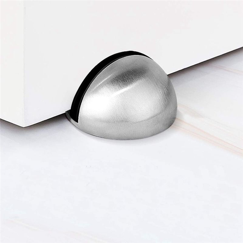 A84E-4 Pack Door Stoppers Door Stop For Hotel Home Snowboard Hanger No Need To Drill Floor Door Stop