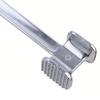 Meat Tenderizer Tool Aluminum Alloy Dual Sided Meat Mallet Hammer with Non Slip Grip for Pounding Meats Nuts Shellfish