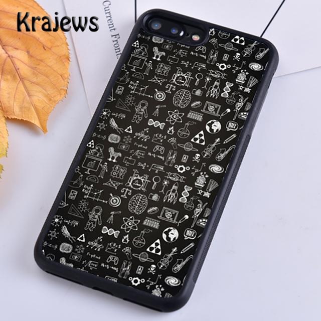 Krajews Science Math Physics Formulas Phone Case Cover For iPhone 17 Air 16 15 14 Plus 12 13 Pro Max Fundas