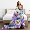 Super Soft Blanket Pororos the Little Penguins Throw Blanket Cute Cartoon Flannel Bedspread For Living Room Funny Sofa Bed Cover
