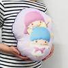 MORIPiLO Body Sanrio Characters KikiLala Micro Plush Nap by Morishita Makura Pillow, (Die-Cut Cushion), Skin-Friendly Fabric, Toy, Pillow, 30x40x10cm,
