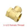 1/2 - 2 inches Female thread Brass Horizontal Check Valve 2-ways Threaded Swing Water Pipe Fitting