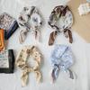 Thin Cotton and Linen Small Square Scarf Fresh and Breathable Women's Soft Literary and Decorative Small Silk Scarf Summer Scarf Women's Versatile 