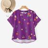 ZANZEA Women Casual Round Neck Floral Print Summer Short Sleeve Blouse