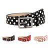 Fashion Vintage Polk Dot Women Belts Y2K Girls Pin Buckle Belt Waistband Jeans Belts PU Leather Waist Strap Gift