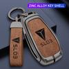 For Changan Eado Cs55 Cs35Plus Cs55Plus Cs75Plus Cs95 Cs15Ev Cx70 Key Case Zinc Alloy Leather Car Smart Remote Key Cover