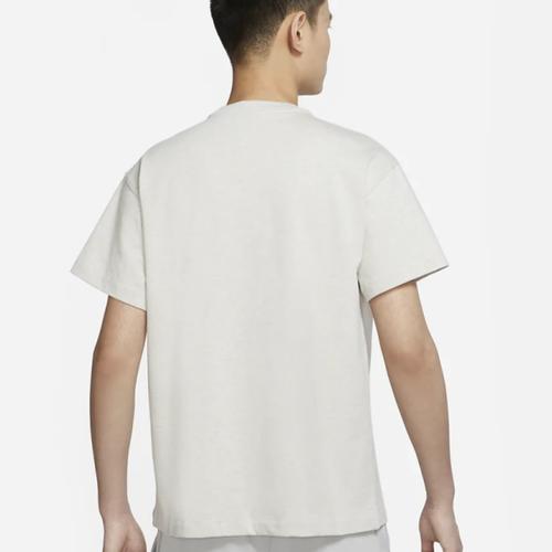 Nike Solid Color Embroidered Crew Neck Loose Fit Short Sleeve T-Shirt for Men