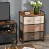 4-Drawer Fabric Chest of Drawers, 58 X 29 X 78.5 Cm, Multicolored