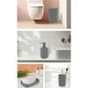 Permanent Plastic Bathroom Planner 6 Part Set Hygienic Toothbrush Owner Trash Container For Home Bathroom Deck