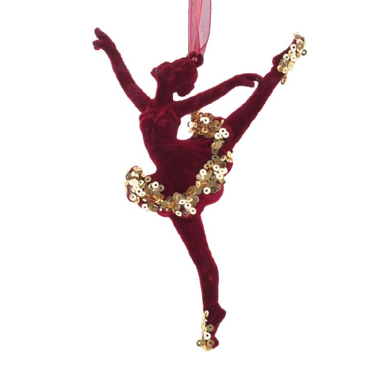 Sequins Velvety Deer/Butterfly/Snowflake/Wreath Hanging Ornament For Mantels Staircase Window Christmas Tree Decoration