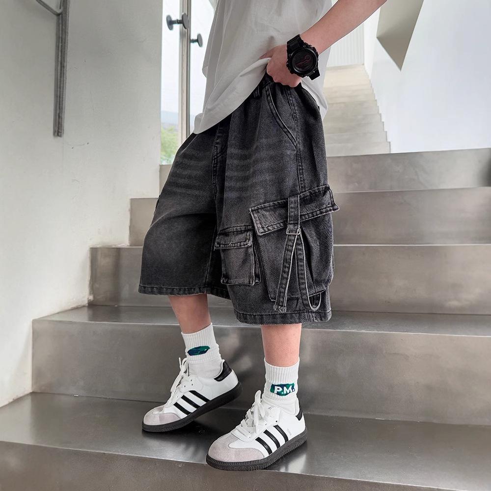 Jungen Sommer 2025 Denim-Shorts - Trendiger Five-Pocket-Stil für Kinder