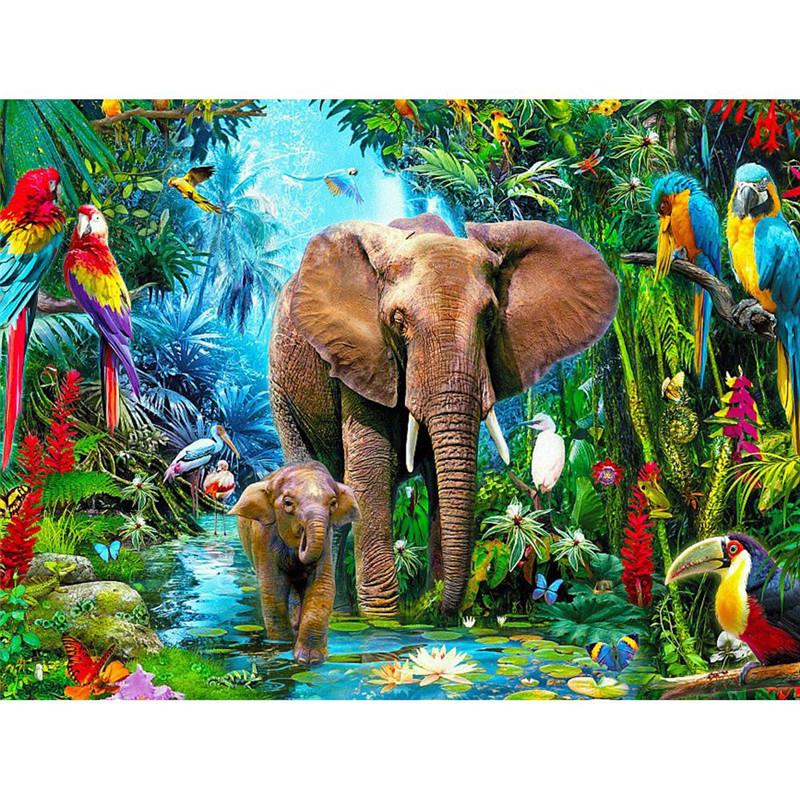 Kit Diamond Painting 5D Completo 30x30 Cm - Coppia Di Gatti, Mosaico Fai Da Te Con Strass Rotondi