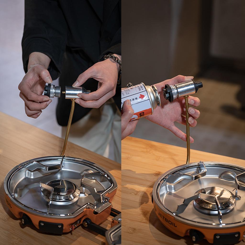 Universals Camping Gas Adapter Converter Outdoor Cooking Fuels Connectors Outdoor Cooking Accessory