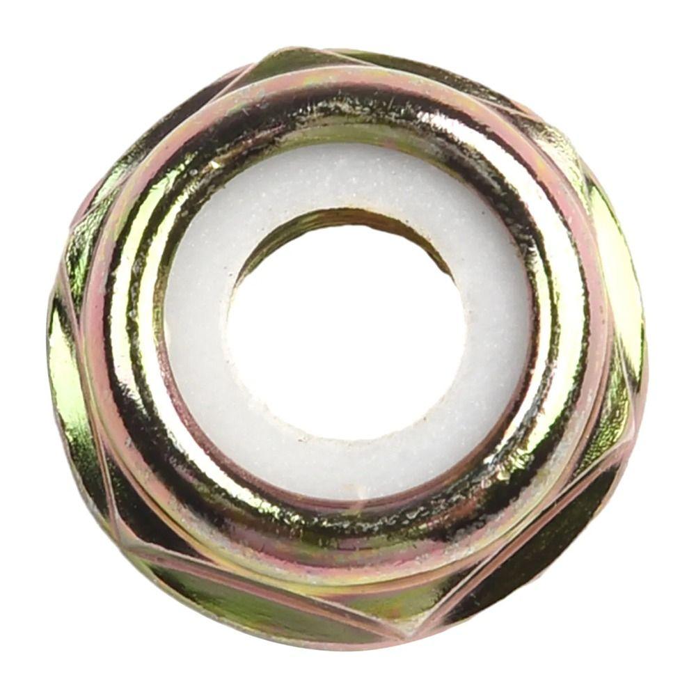 4/8Pcs Left Hand Thread Brushcutter Nuts Universal Power Tools Parts Reverse Screw Nut M10x1.25 Grass Trimming Tools