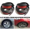 4x Car Wheel Arch Trim Fender Flare Edge Trim Car Wheel Eyebrow Rubber Strip
