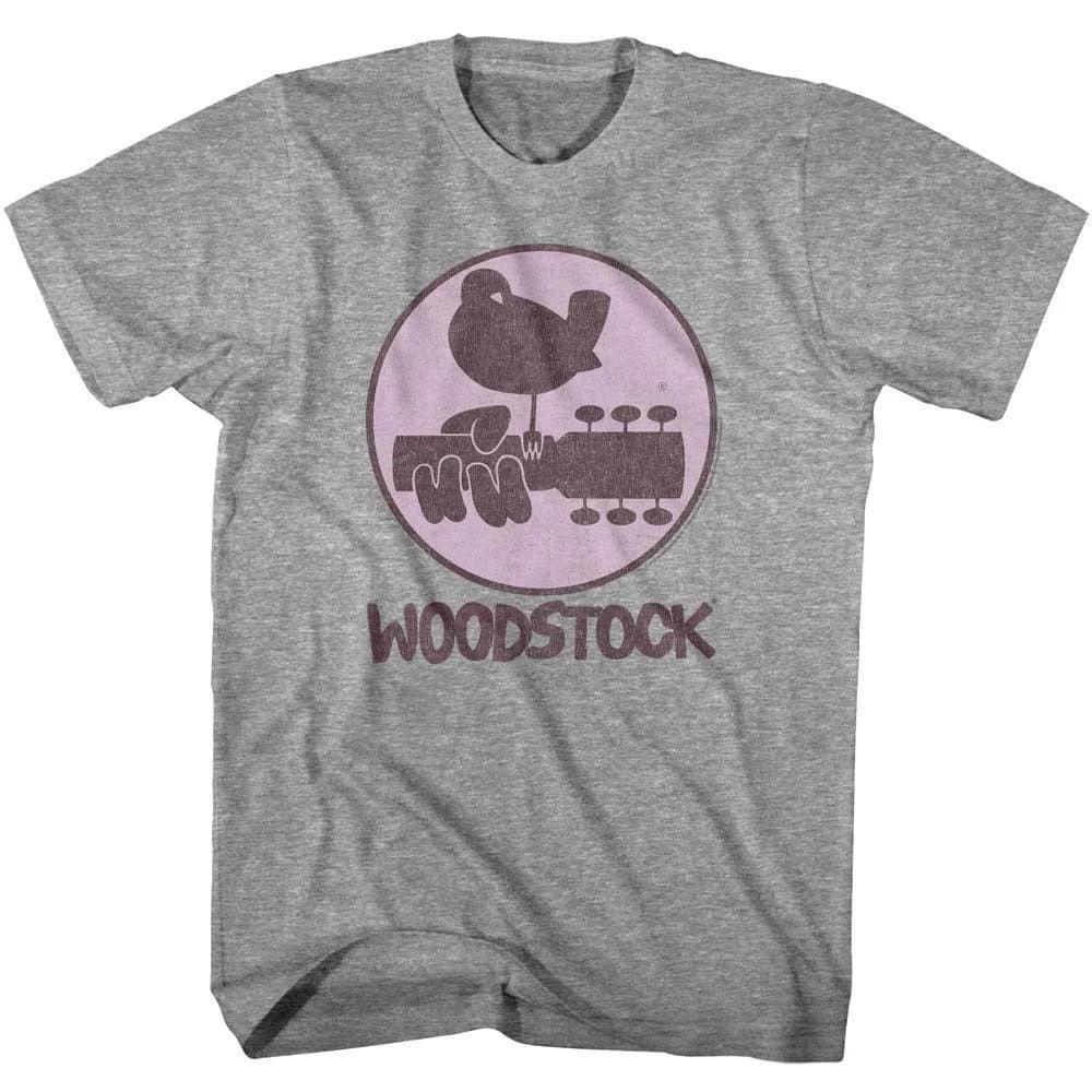 Woodstock Dove Guitar Logo Men s T-Shirt S