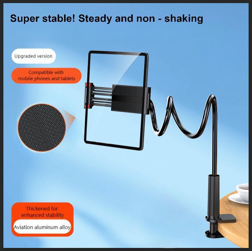 Universal Lazy Phone Holder: Multi-functional Spiral Base for Bedside, Tabletop, or Bed Head