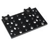 1/4 in and 3/8 in Mount Hole Camera Plate with Two Cold Shoe Holders, Metal Expansion Mount for Camera Support Arms and Extra Video Gear