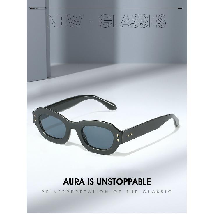 Colorful PC full-frame sunglasses, tinted lenses, thick frames, street-style eyewear, outdoor sunglasses, sunshades
