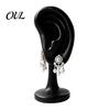 Human Ear Earring Holder Holder, Shaped Jewelry Stand, Storage Display Stand for Desk Organizer, Home Dresser Store Counter Use